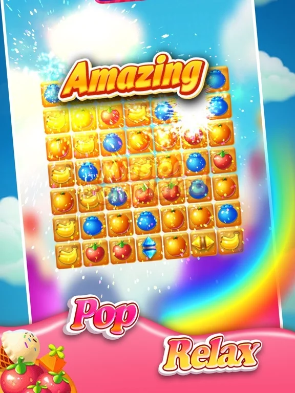 Изображение игры: Coloring Fruit Pop