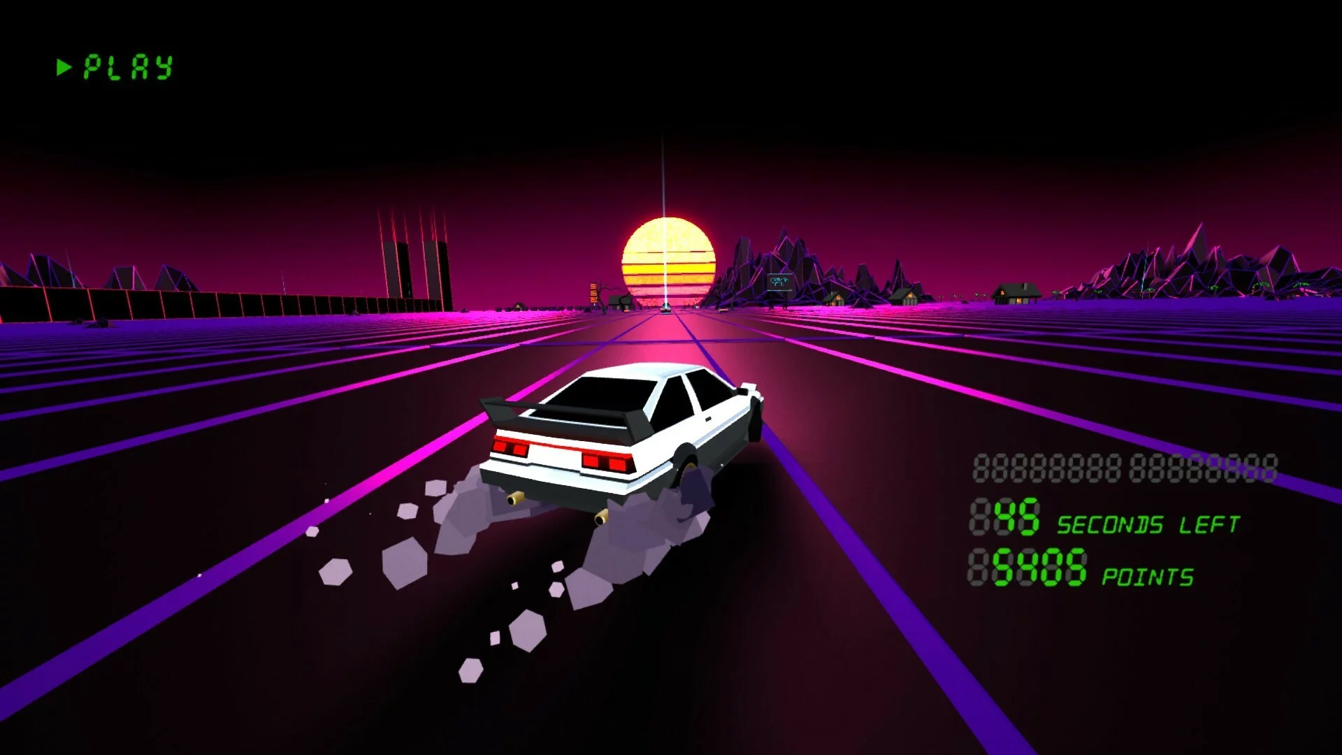 Изображение игры: Retrowave Drive