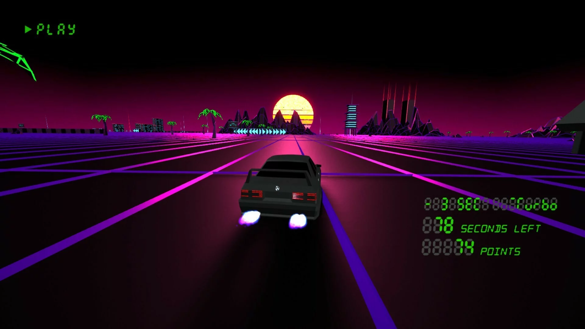 Изображение игры: Retrowave Drive