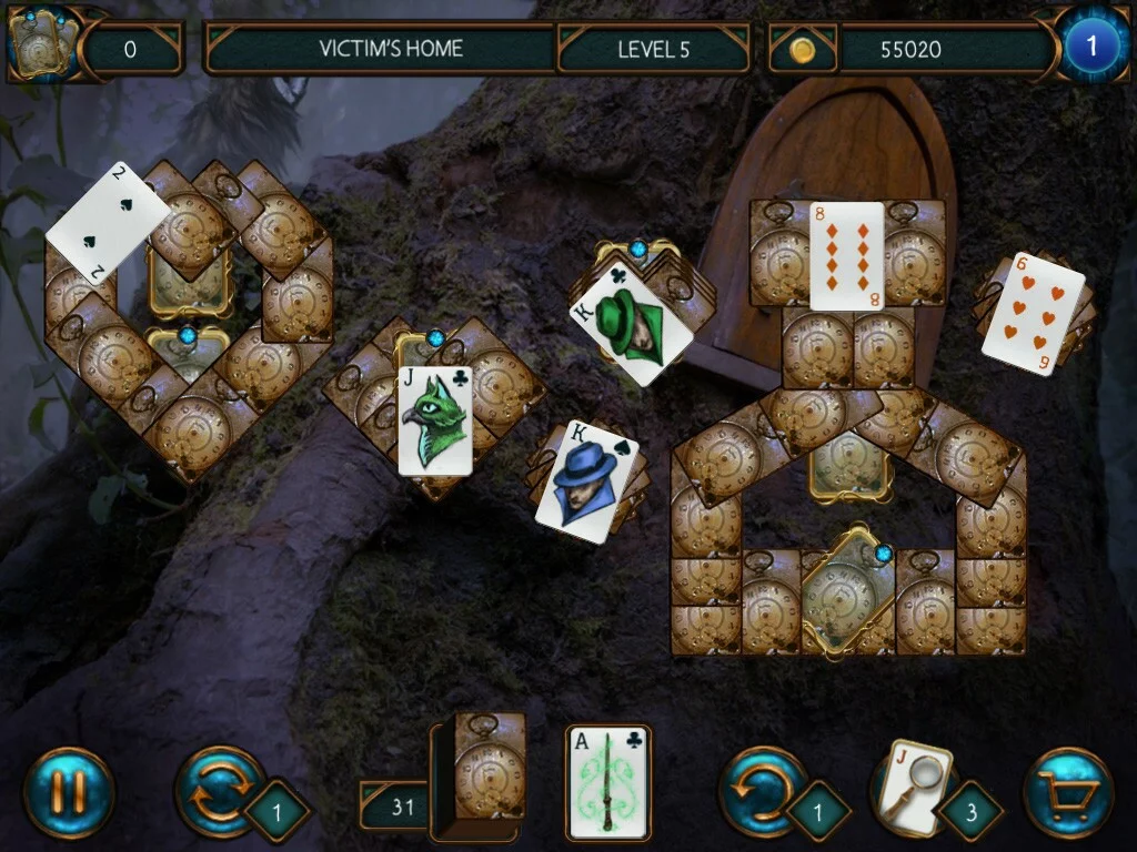 Изображение игры: Detective Solitaire: Inspector Magic And The Forbidden Magic