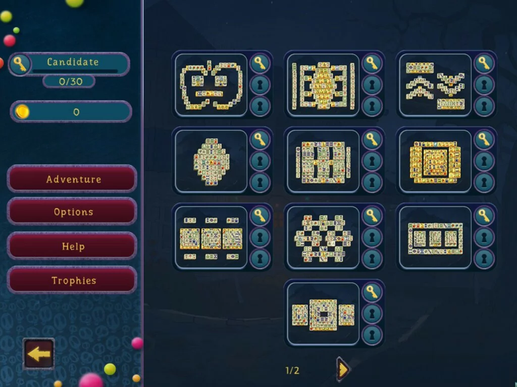Изображение игры: Halloween Night Mahjong