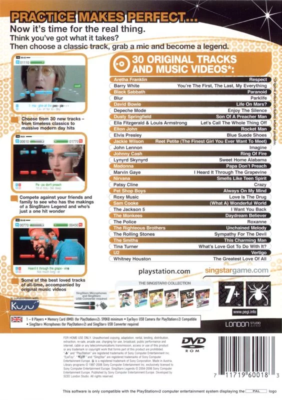 Изображение игры: Singstar Legends
