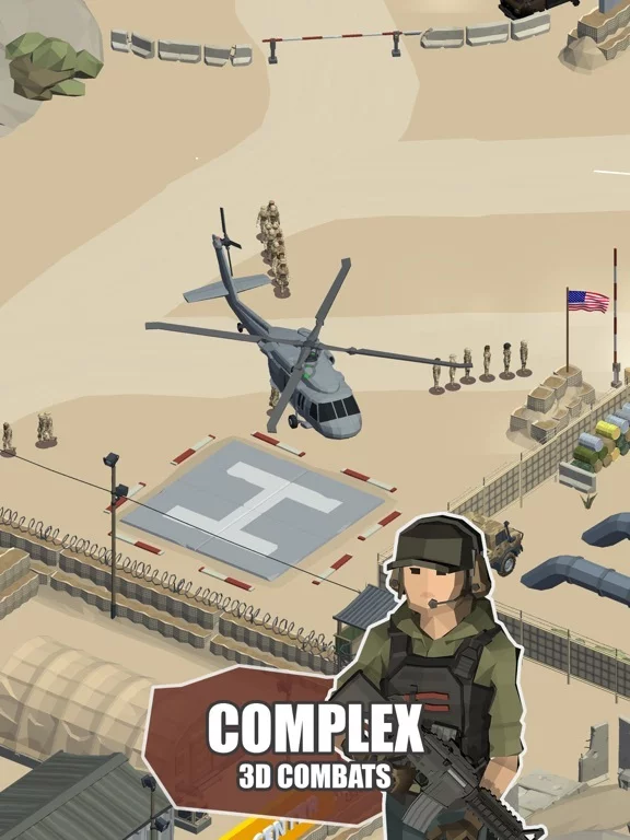 Изображение игры: Idle Warzone 3d: Military Game
