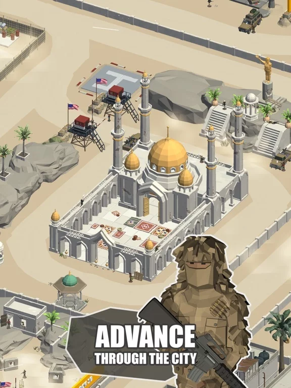 Изображение игры: Idle Warzone 3d: Military Game