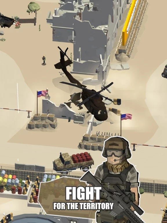 Изображение игры: Idle Warzone 3d: Military Game