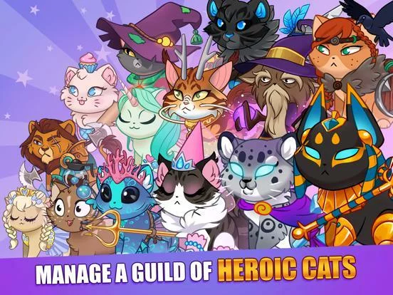 Изображение игры: Castle Cats - Idle Hero RPG