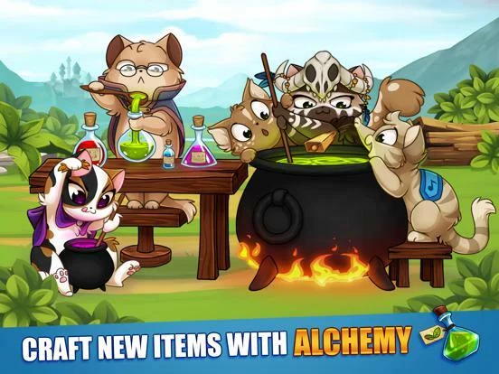 Изображение игры: Castle Cats - Idle Hero RPG