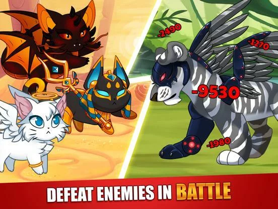Изображение игры: Castle Cats - Idle Hero RPG