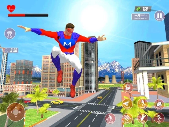 Изображение игры: Super Hero Flying Simulator 3D