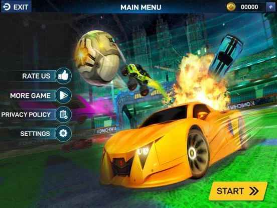 Изображение игры: Rocket Car Soccer League 2021