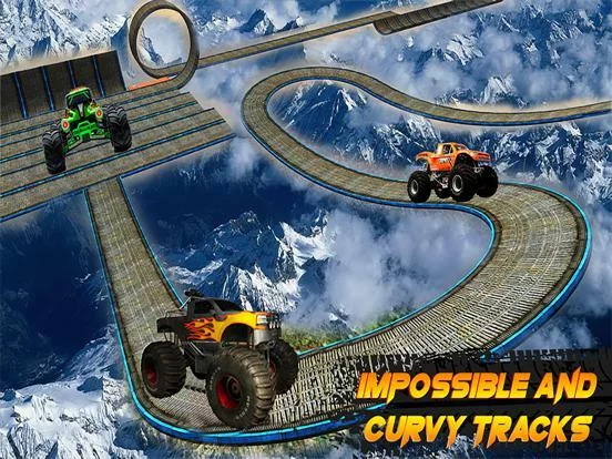 Изображение игры: Monster Truck Stunt Racing mtd