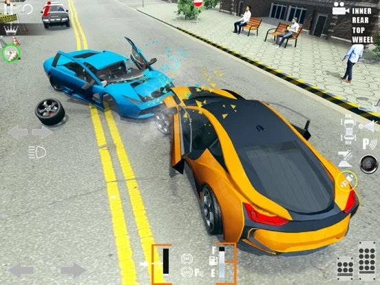 Изображение игры: Car Racer: City Driving School