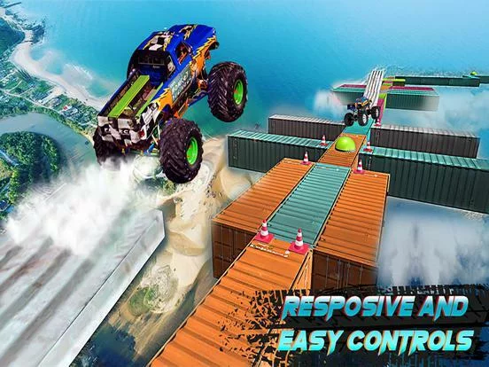 Изображение игры: Monster Truck Stunt Racing mtd