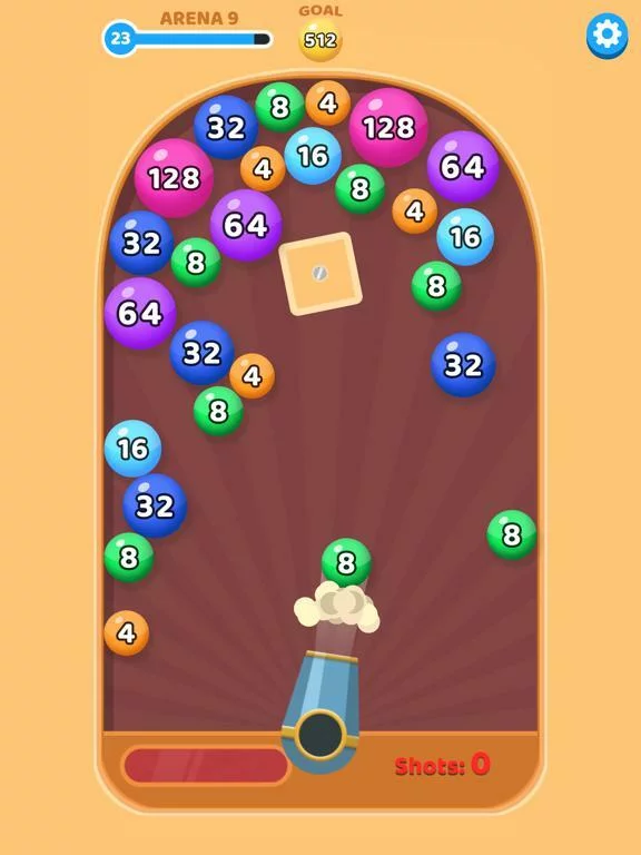 Изображение игры: Bubble 2048