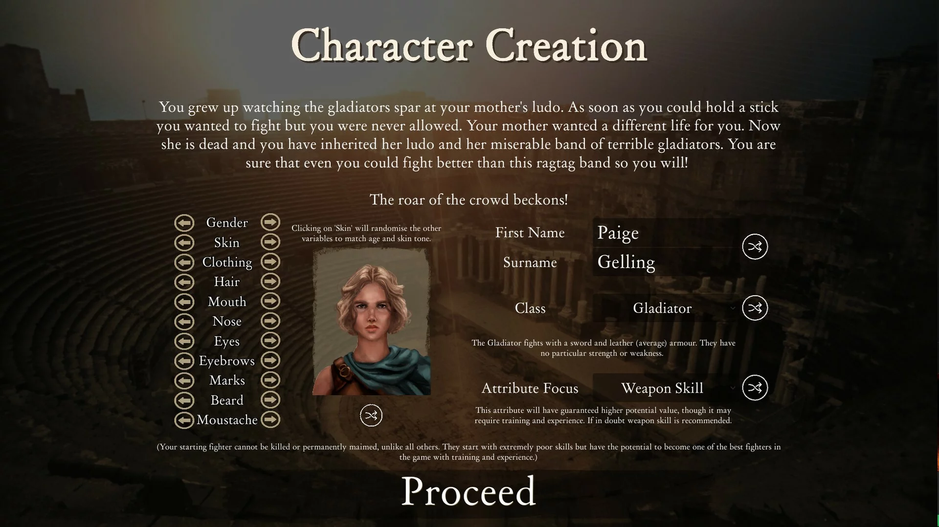 Изображение игры: Gladiator Manager