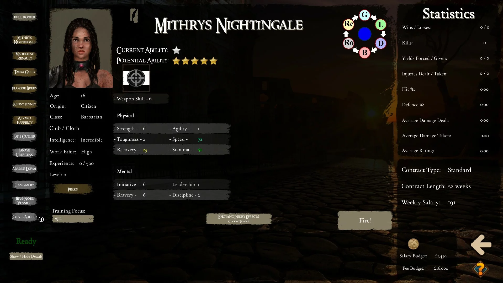 Изображение игры: Gladiator Manager