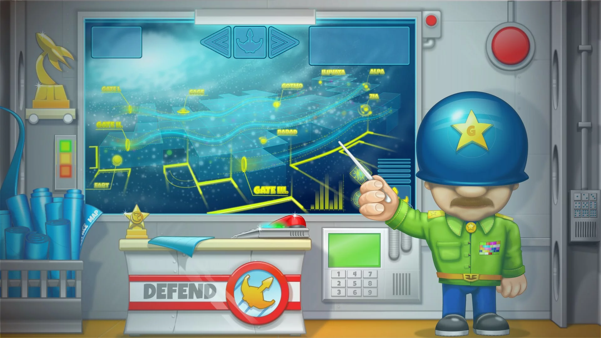 Изображение игры: Typing Fingers - Enemy