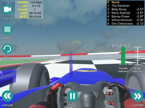Изображение игры: RacecarDriver