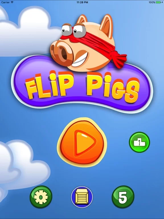 Изображение игры: Flip Pigs
