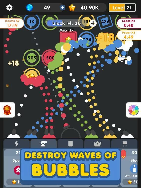 Изображение игры: Idle Bubbles Cannon