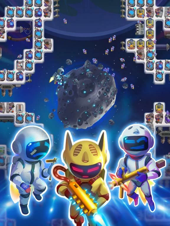 Изображение игры: Asteronium: Idle Space Tycoon