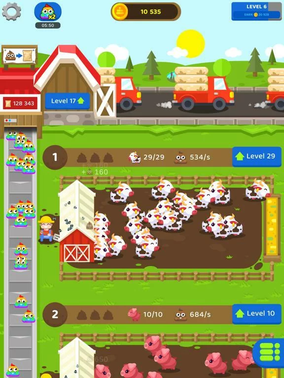 Изображение игры: Fertilizer Farm: Idle Tycoon