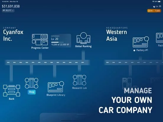 Изображение игры: Car Manufacturer Tycoon