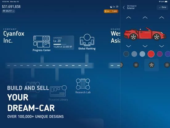 Изображение игры: Car Manufacturer Tycoon
