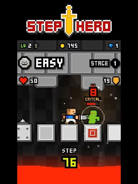 Изображение игры: Step Hero