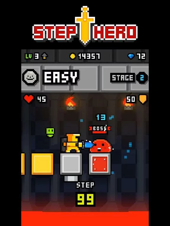 Изображение игры: Step Hero