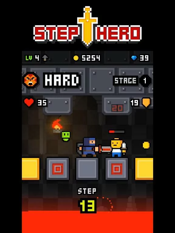 Изображение игры: Step Hero