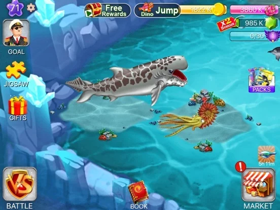 Изображение игры: Dino Water World-Dinosaur game
