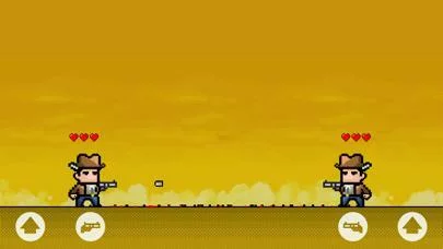 Изображение игры: Jumping Guns - 2 Players Shooting Game