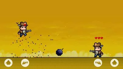 Изображение игры: Jumping Guns - 2 Players Shooting Game