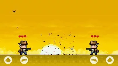 Изображение игры: Jumping Guns - 2 Players Shooting Game