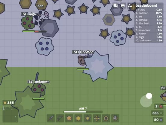 Изображение игры: MooMoo.io Mobile
