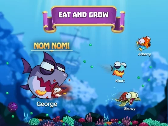 Изображение игры: EatMe.io: Hungry Fish Attack!