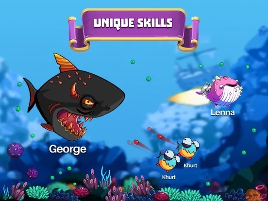 Изображение игры: EatMe.io: Hungry Fish Attack!