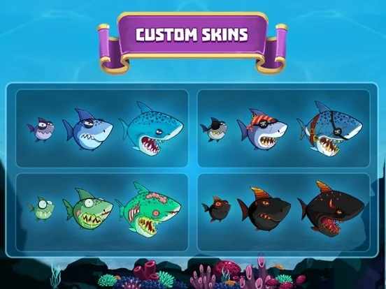 Изображение игры: EatMe.io: Hungry Fish Attack!