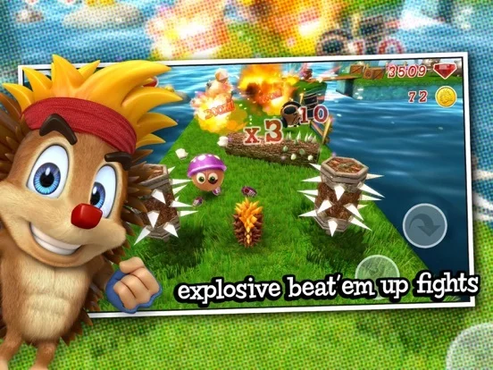 Изображение игры: Crazy Hedgy - 3D Platformer
