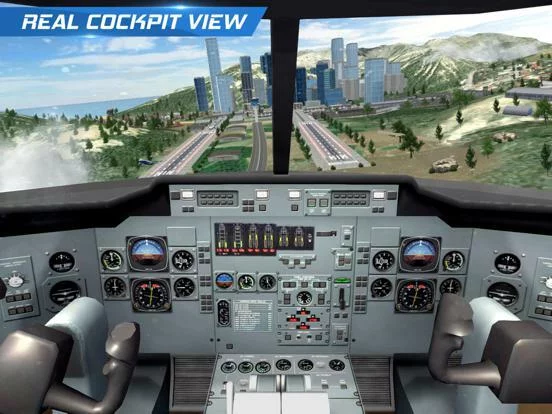 Изображение игры: AFPS Airplane Flight Pilot Sim