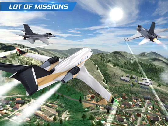 Изображение игры: AFPS Airplane Flight Pilot Sim