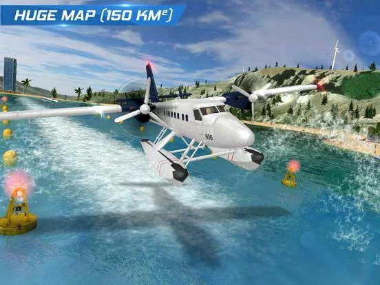 Изображение игры: AFPS Airplane Flight Pilot Sim