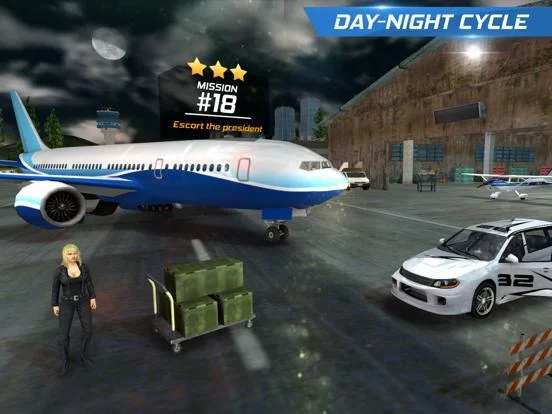 Изображение игры: AFPS Airplane Flight Pilot Sim
