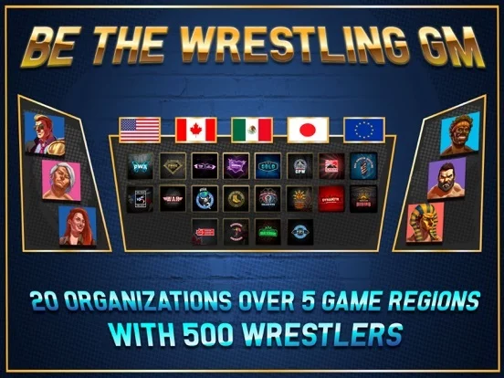 Изображение игры: Wrestling GM