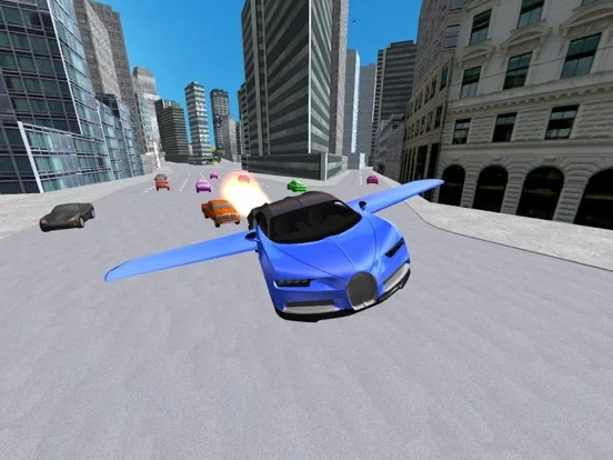 Изображение игры: Flying Car Racing Simulator