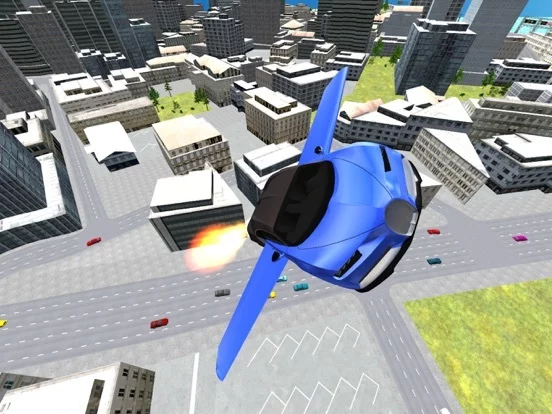 Изображение игры: Flying Car Racing Simulator