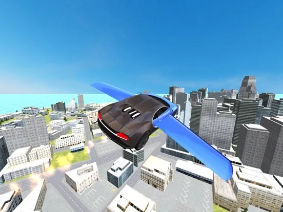Изображение игры: Flying Car Racing Simulator
