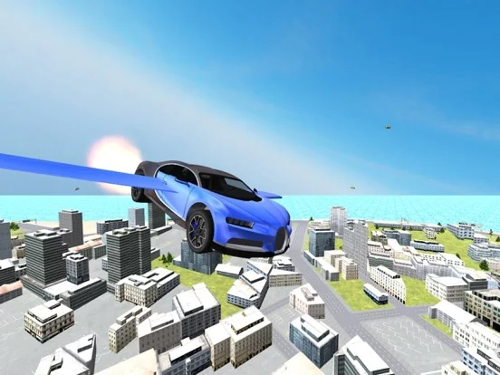 Изображение игры: Flying Car Racing Simulator