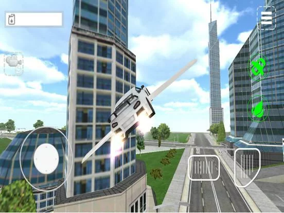 Изображение игры: Fly-ing Sports Car Sim-ulator 3D